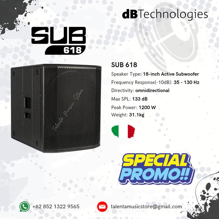 Gambar dB Technologies SUB 618 ORIGINAL dari TALENTA MUSIC STORE undefined Tokopedia