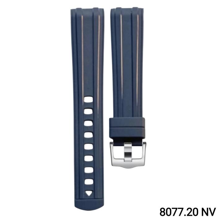 Gambar Tali Jam Tangan 20 MM Rubber Curve End Diver Watch Strap 8077.20 - 8077.20 NV dari Watch Band N strap undefined Tokopedia