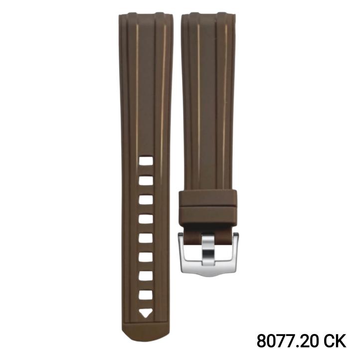 Gambar Tali Jam Tangan 20 MM Rubber Curve End Diver Watch Strap 8077.20 - 8077.20 CK dari Watch Band N strap undefined Tokopedia