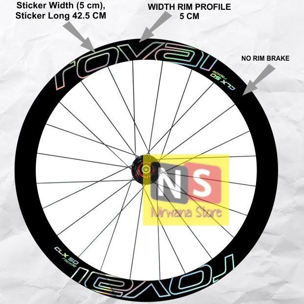 Gambar Terbaru Stiker Rim Roval Clx 50 Cutting Gold Brigth Green Hologram #Gratisongkir - 700c, HologramRainbow dari Rodalin undefined Tokopedia