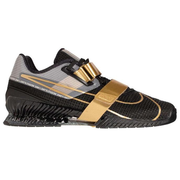 Jual Nike Romaleos Men's Weightlifting Shoes Black Gold Original