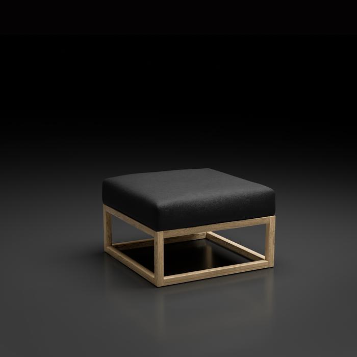 Gambar CUBIX SERIES - Kursi Tamu Sofa Modern Minimalis Ottoman - XIONCO kayu - 01. SK• Black dari xionco undefined Tokopedia