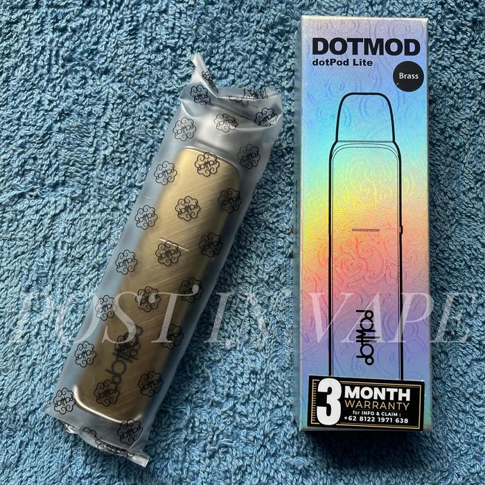 Jual DotPod Lite 30W 1000Mah - Dot Pod Lite Authentic By DotMod .PIV -  Brass - Kota Administrasi Jakarta Timur - Post In Vape | Tokopedia