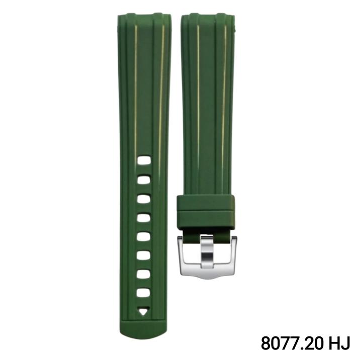 Gambar Tali Jam Tangan 20 MM Rubber Curve End Diver Watch Strap 8077.20 - 8077.20 HJ dari Watch Band N strap undefined Tokopedia