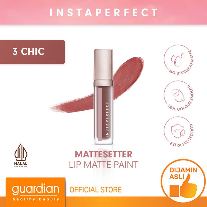 Gambar Wardah Instaperfect Mattesetter Lip Matte Paint 03 5.5G dari Guardian Official Store undefined Tokopedia
