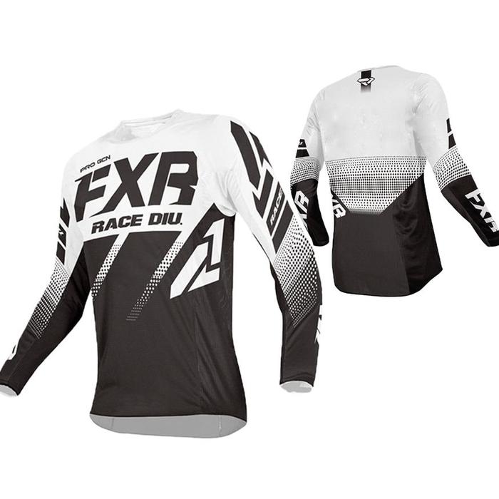 Gambar Premium Baju Jersey Sepeda Downhill Motocross Jersey Motorcross / Jersey Mtb Fxr Moto White Jersey High Quality - White, XS dari Hype Official Store undefined Tokopedia