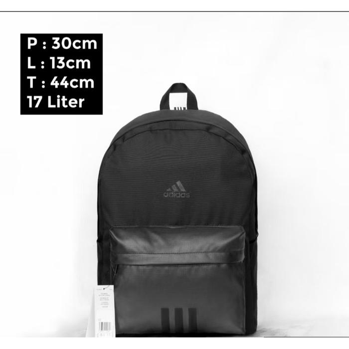 Classic Badge Adidas Stripe Versatile Backpack Promo Tas Ransel