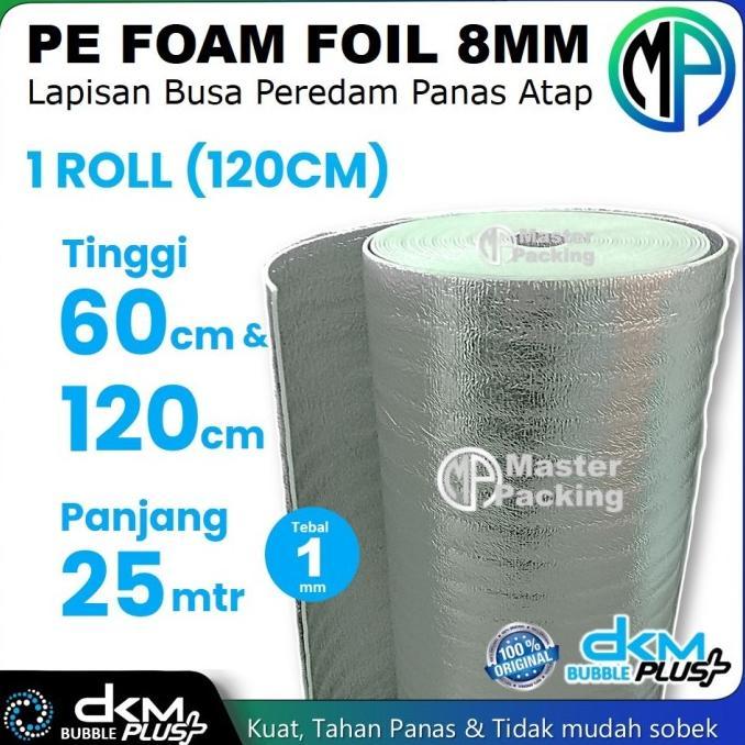 Jual BUBBLE INSULATION ALUMUNIUM FOIL ROLL 25 METER / PEREDAM PANAS ...