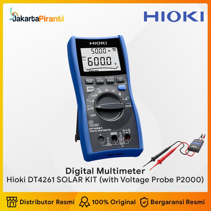 Gambar Digital Multimeter Hioki DT4261 True RMS - + SOLAR KIT dari Jakarta Piranti undefined Tokopedia
