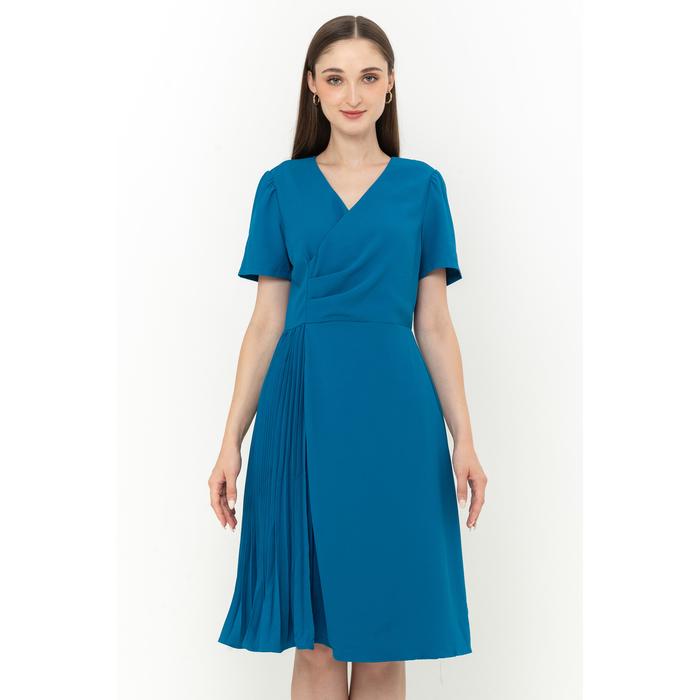 Gambar *Ready Stok* N2 - Dress Sifon 28449 - Biru, M dari Sisters Fashion Group undefined Tokopedia