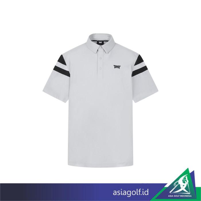 Gambar T Shirt Golf Pxg Summer Blocked Cooling | Golf | Kaos Golf - L.Grey, L dari Asia Golf Indonesia undefined Tokopedia