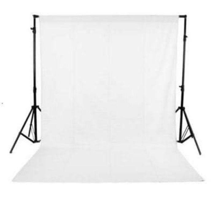 Gambar Paket Perlengkapan Studio Lighting Lampu Foto Video Background Foto - Putih dari Gudang Foto undefined 4 Tokopedia