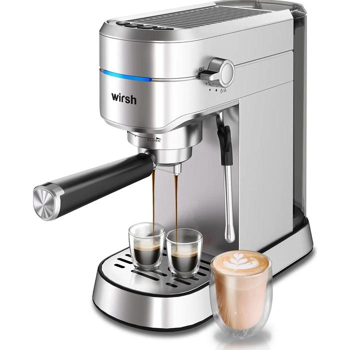Gambar Espresso Machine,20 Bar Espresso Maker With Commercial Steamer For Latte And Cappuccino, Expresso Coffee Machine With 42 O - United States dari KURNIA-MART undefined Tokopedia