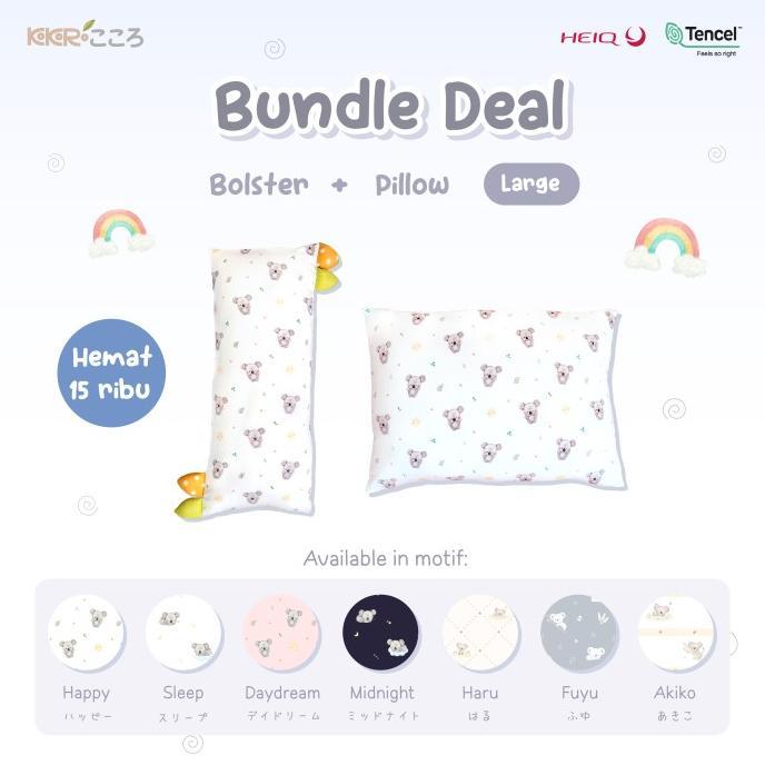 Gambar Terbaru Bantal dan Guling KOKORO STORY Paket Bundle Size Large | Bantal Guling Set Tidur Anak Balita Halus Lembut Tencel top - B-Happy, G-Happy dari kesumalubis2 undefined Tokopedia