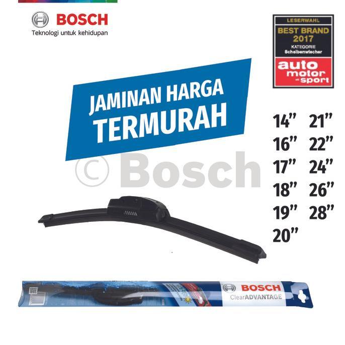 Gambar Wiper Mobil Frameless Bosch Satuan 12 14 16 17 18 19 20 21 22 24 26 28 - 16 dari MOTODIF undefined Tokopedia