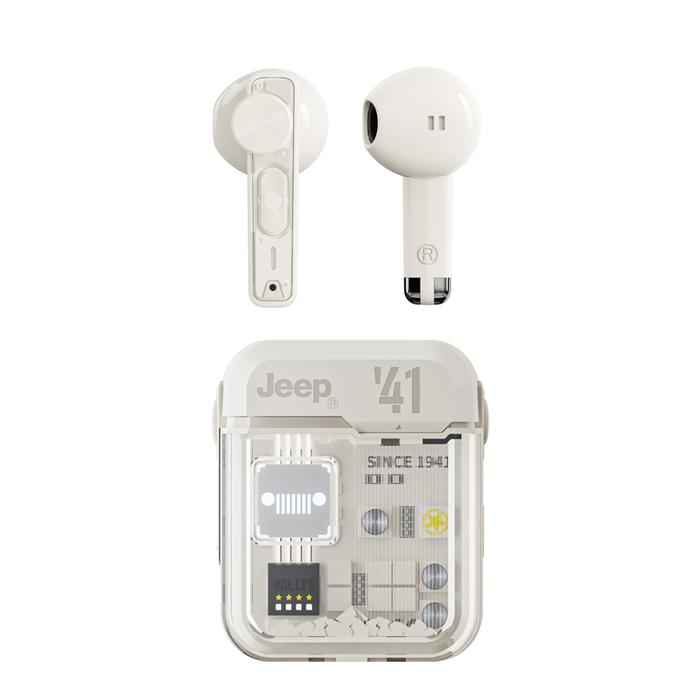 Gambar Jeep JP-EW003 TWS Wireless Earphone Bluetooth 5.3 Earbuds In Ear HiFi Sound Low Delay Gaming Headset Environmental noise reduction IPX5 Waterproof Headphones - Putih dari Jeep ID undefined Tokopedia