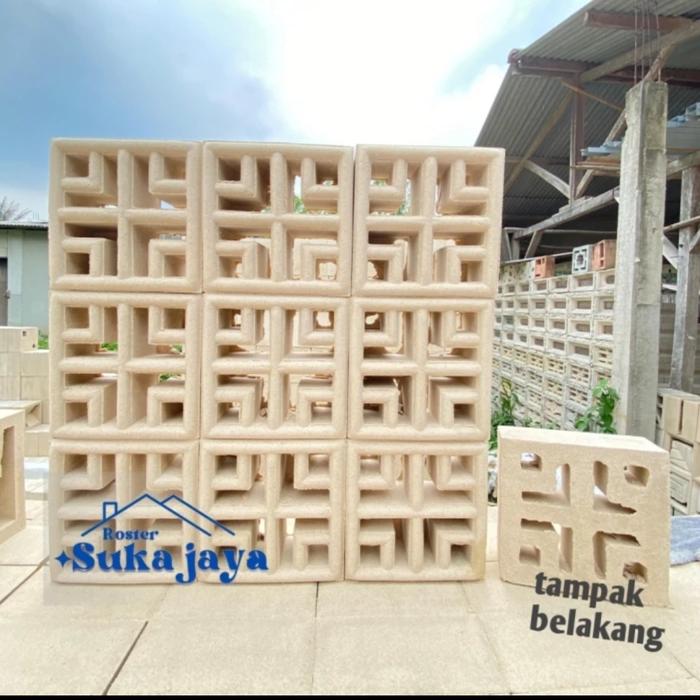 Gambar Roster minimalis/Roster beton/Roster beton minimalis/Roster clasic/Roster/loster/lubang angin/Roster teras - Putih dari SUKAJAYA ROSTER undefined Tokopedia