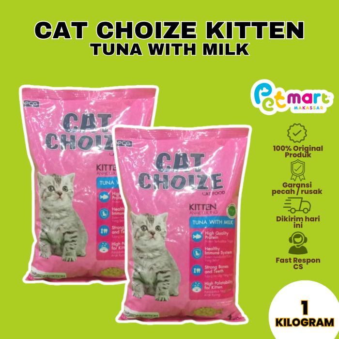 Gambar Makanan Kucing Cat Choize Kitten Repack 1 kg dari Beepetmart Makassar undefined Tokopedia