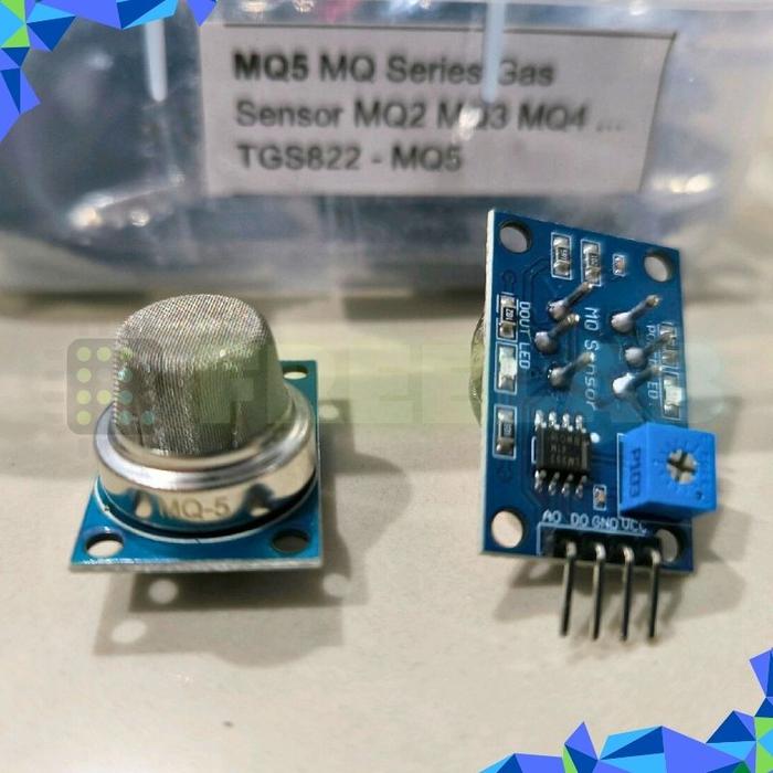 Gambar Sensor Gas MQ Series & TGS822 – Modul Sensor Gas Elektronik Multi Varian (MQ2, MQ3, MQ4, MQ5, MQ6, MQ7, MQ8, MQ9, MQ135, MQ131, MQ811) untuk DIY Elektronik dan Robotika - MQ5 dari Freelab Jakarta undefined Tokopedia
