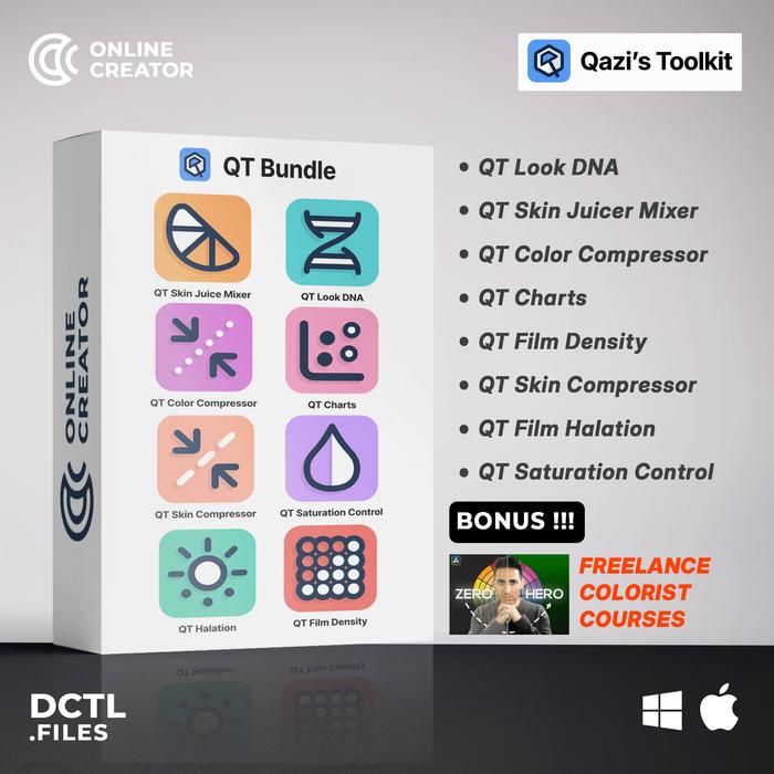 qt Images High Quality Grahic Promo QT Bundle DCTL Waqaz Qazi Toolkit - QT BUNDLE - Kota Denpasar ...