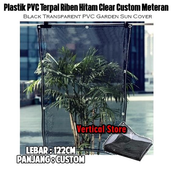 Gambar Tirai Transparan Plastik Bening Penahan Penutup Debu Hujan Custom - Riben, RING 4 SISI dari Vertical Store ID undefined 3 Tokopedia