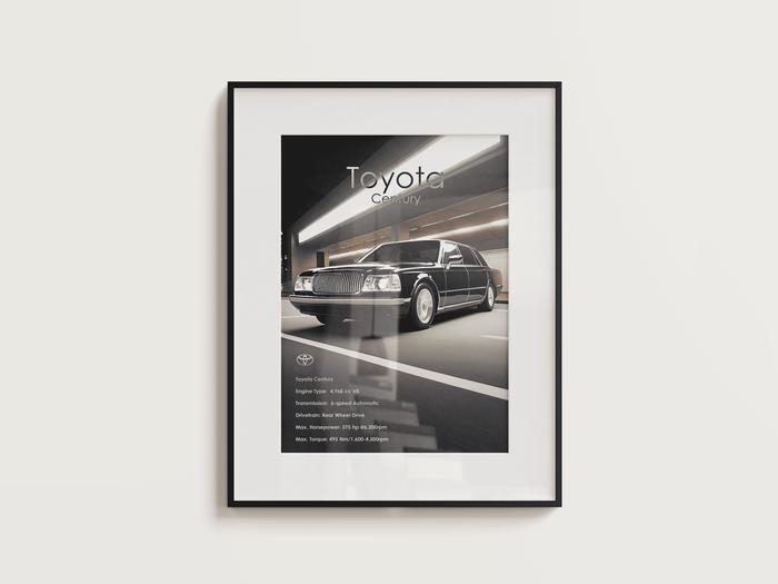 Gambar Poster Toyota Century with Frame – Ikon Kemewahan dan Keanggunan Abadi dari kvgift undefined Tokopedia