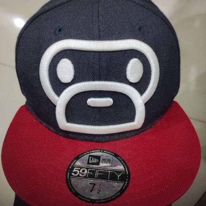 Gambar Topi Snapback New Era X AAPE Rare Big Logo Original Jepang dari Blessing Oz Shop undefined Tokopedia