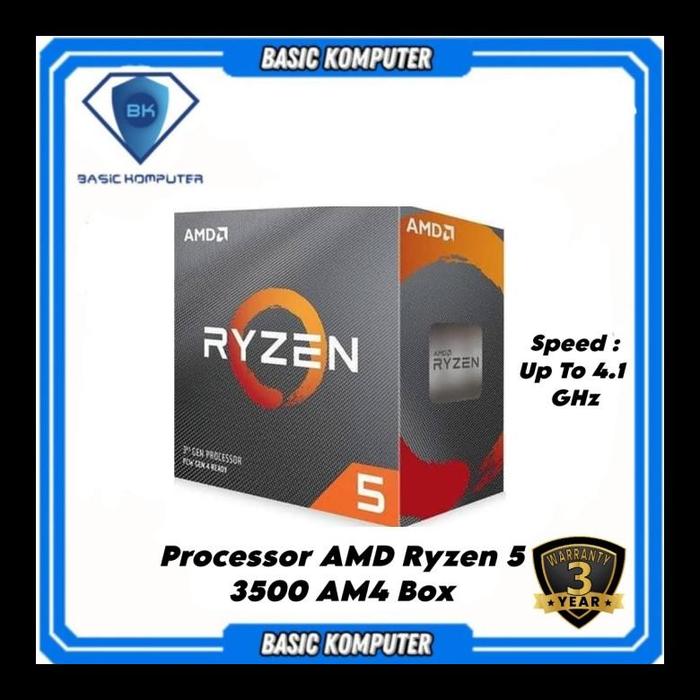 Jual TERLARIS! PROCESSOR AMD RYZEN 3500 GHZ BOX CPU SOCKET