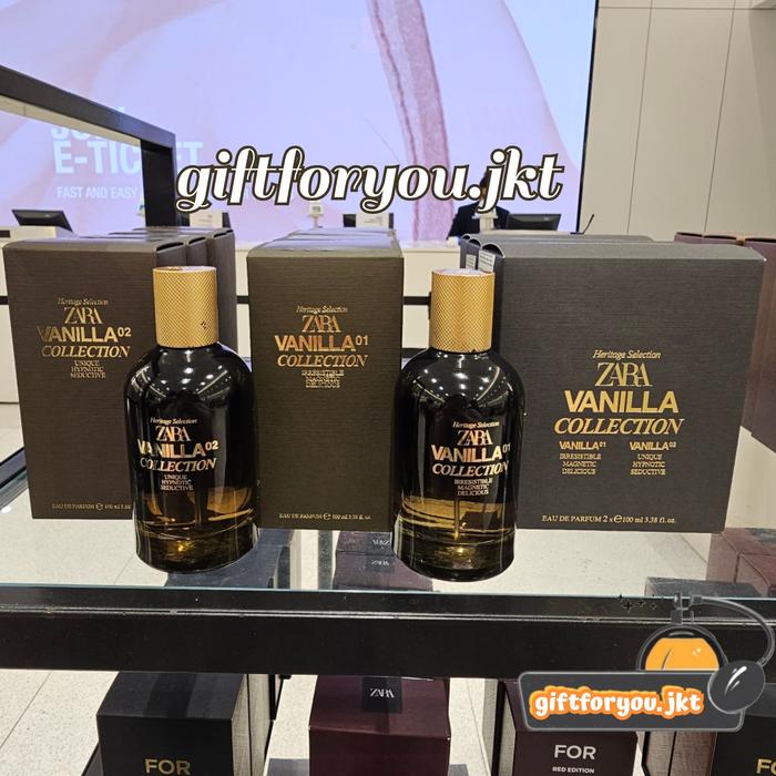 Jual Parfum Zara Vanilla Collection 01 02 100 ML EDP Original 01