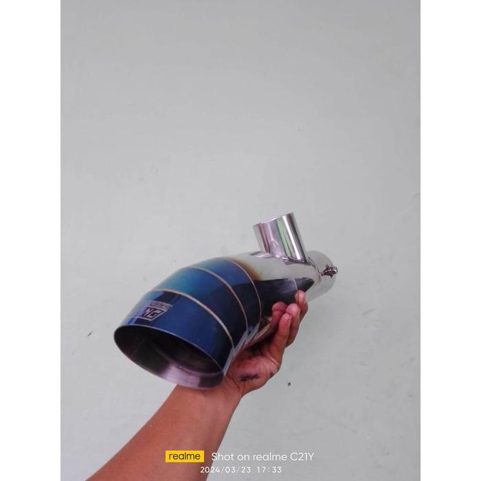 Gambar Knalpot Mobil Suos Ngorok Basah Stainless Ujung Biru Murah!!!!!! - mobil bensin dari Total Part shop undefined Tokopedia