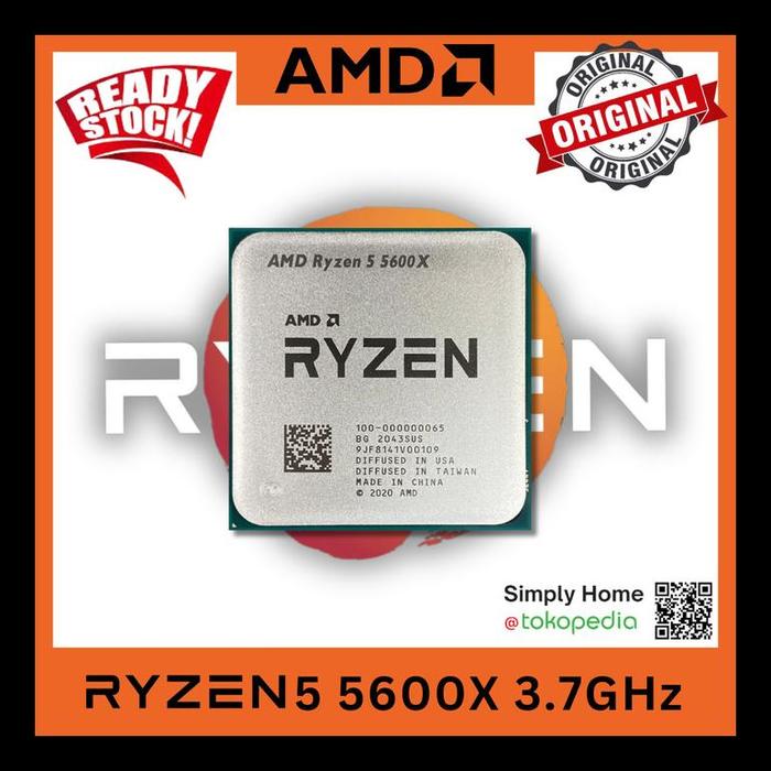 Jual HOT ITEM! PROCESSOR AMD RYZEN 5600X TRAY CORE 12