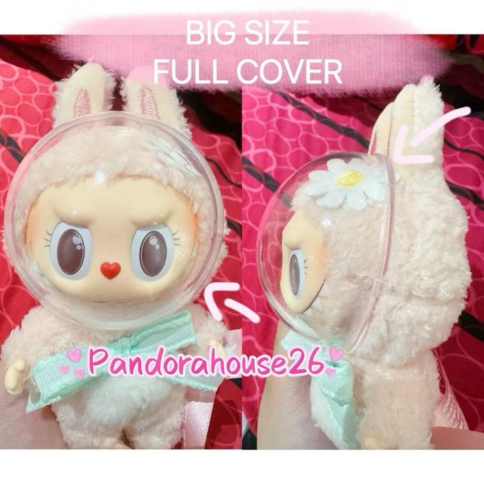 Gambar [READY STOCK]- SUPER PREMIUM FACE SHIELD LABUBU ACRYLIC , CASE COVER ACRYLIC V1 V2 , PELINDUNG ANTI CEMONG LABUBU , LABUBU MASK AKRILIK , LABUBU COVER CASE ACRYLIC V1 V2 Fall in Wild - Big size dari Pandorahouse26 undefined Tokopedia