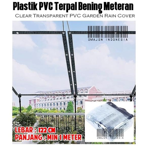 Gambar Tirai PVC Bening Sekat Gudang Penutup Pekerjaan Proyek Barang Taman - Bening Grade B, RING 4 SISI dari Omajon Indonesia undefined Tokopedia