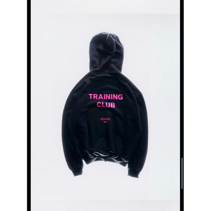 Jual UVU Running Club - Training Club Hoodie - Black Pink, S
