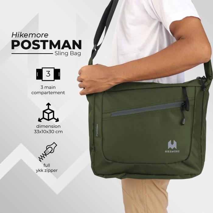 Gambar Tas Selempang Pria Wanita Messenger Bag Razzor Postman Original - Army dari Hikemore undefined Tokopedia