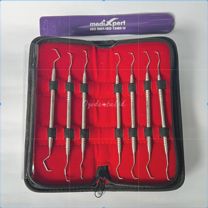 Gambar Dental kuret gracey set / currete gracey kit / curette instrument - Medixpert dari Oyodental.id undefined Tokopedia