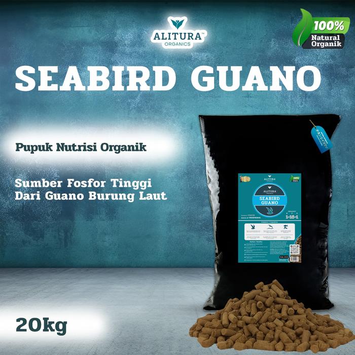 Gambar Alitura Organics Pupuk Organik Seabird Guano 20kg - Pellet dari ALITURA ORGANICS STORE undefined Tokopedia
