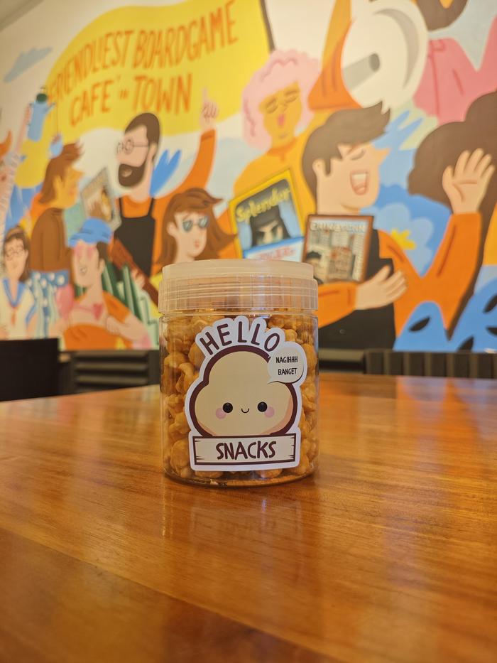 Gambar Handmade Popcorn Hello! - Cemilan Snack Instant - Toples Small, Caramel dari Hello Cafe & Boardgame undefined Tokopedia