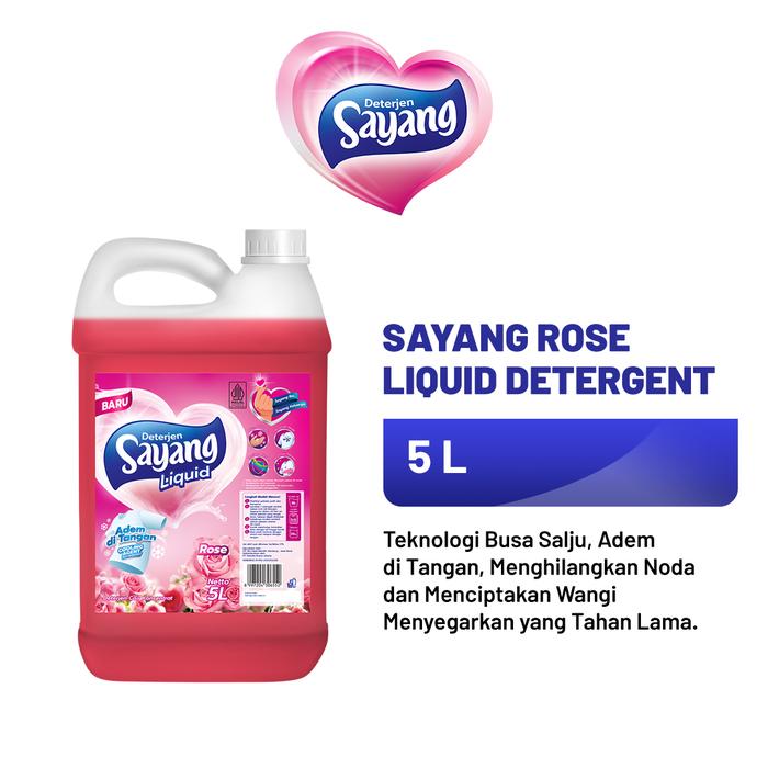 Gambar Sayang Rose Liquid Detergent 5 Liter dari FastMart Original Shop undefined Tokopedia