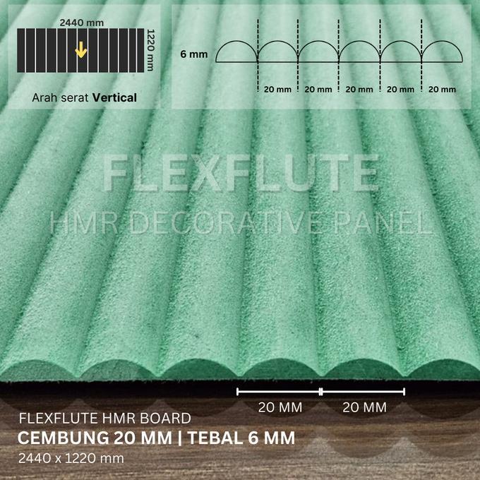 Gambar Termurah Flexible Fluted Wall Panel Hiasan Dinding Cekung Cembung Lurus - FFP101 dari Galeri Kentha undefined Tokopedia