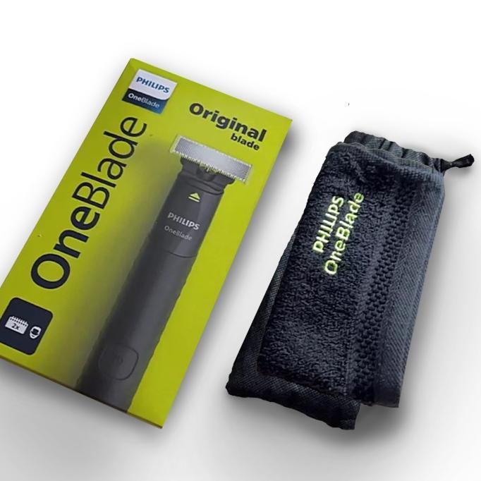 Gambar Philips QP1424/10 OneBlade Shaver Trimmer Penata Janggut QP 1424 - Dengan Handuk dari bangkitshell undefined Tokopedia