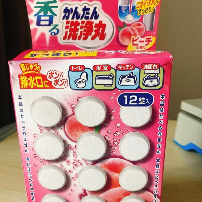 Gambar Anti sumbat Selokan - Kobayashi Pharmaceutical Drain Clenaing tablet - Pink Peach dari Dabong Market undefined Tokopedia