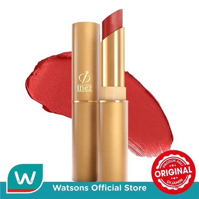 Gambar Inez 900 Perfect Glow Matte Lipstick 06 Tabasco 2ml dari Watsons Indonesia Official Store undefined Tokopedia