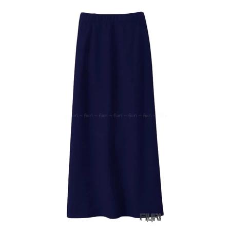 Gambar Rok Hitam Polos A Tanpa Belahan - Rok Kerja Ospek Rok Pelatihan Wanita - Navy, 5XL dari FIURI GROUP undefined Tokopedia