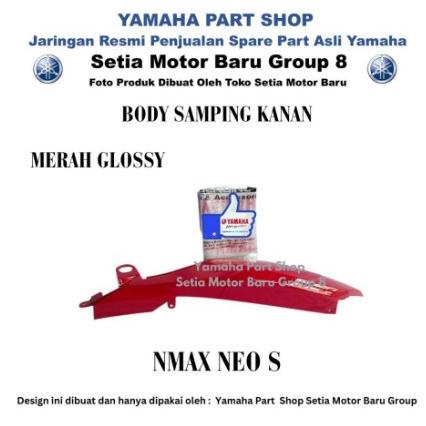 Gambar Cover Body Bodi Samping Kanan Putih Hitam Merah Biru Muda Glossy New Nmax N Max Neo S Asli Yamaha Surabaya - Merah Glossy dari Setia Motor Baru Grup 8 undefined Tokopedia