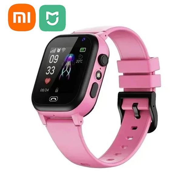 Gambar Xiaomi MIJIA Kids 4G Smart Watch SOS GPS Location Sim Card Call Child SmartWatch Camera Waterproof Watch For Boys Girls Present - Pink dari uciha darmo undefined Tokopedia