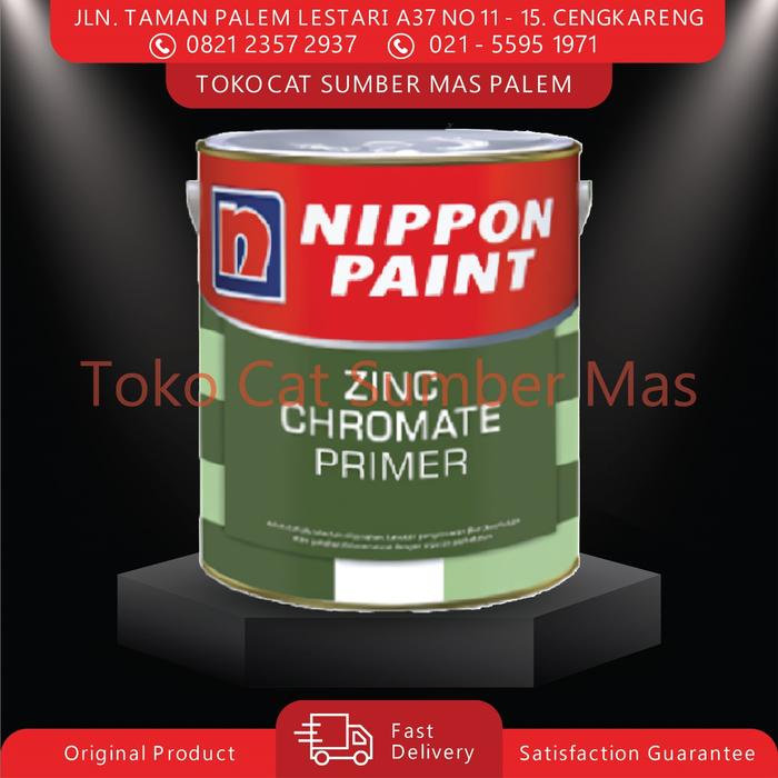 ZINC CHROMATE PRIMER -20KG- PRIMER BESI BAJA NIPPON PAINT GREEN