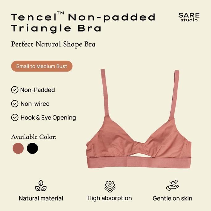 Gambar Sare Studio Padma Tencel Triangle Bra in Rosewood Promo - L dari EsmeMarket undefined Tokopedia
