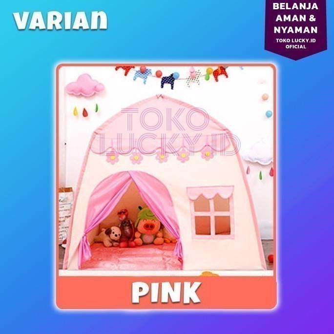 Gambar CV Tenda Anak Mainan Mandi Bola Terowongan Jumbo 3in1 Murah ## - Pink dari originallkh undefined Tokopedia