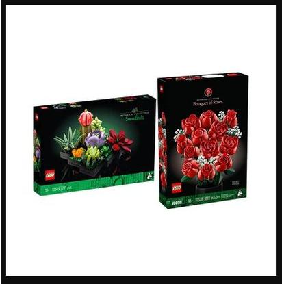 Gambar LEGO Set Bouquet Of Roses & Succulents dari onlineplaza undefined Tokopedia
